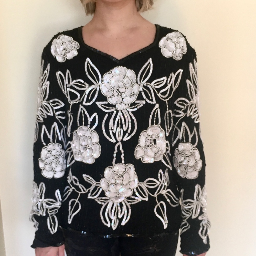 Sequin top